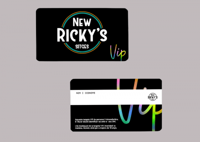 Tarjeta New Ricky’s
